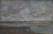 Eugene Boudin, Lembouchure de la Touques